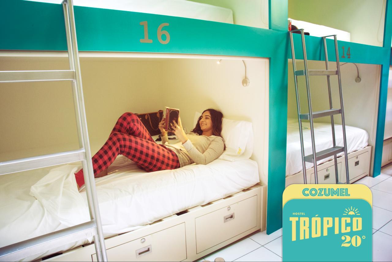 Hostel Frente Al Mar Tropico 20º Cozumel Ngoại thất bức ảnh